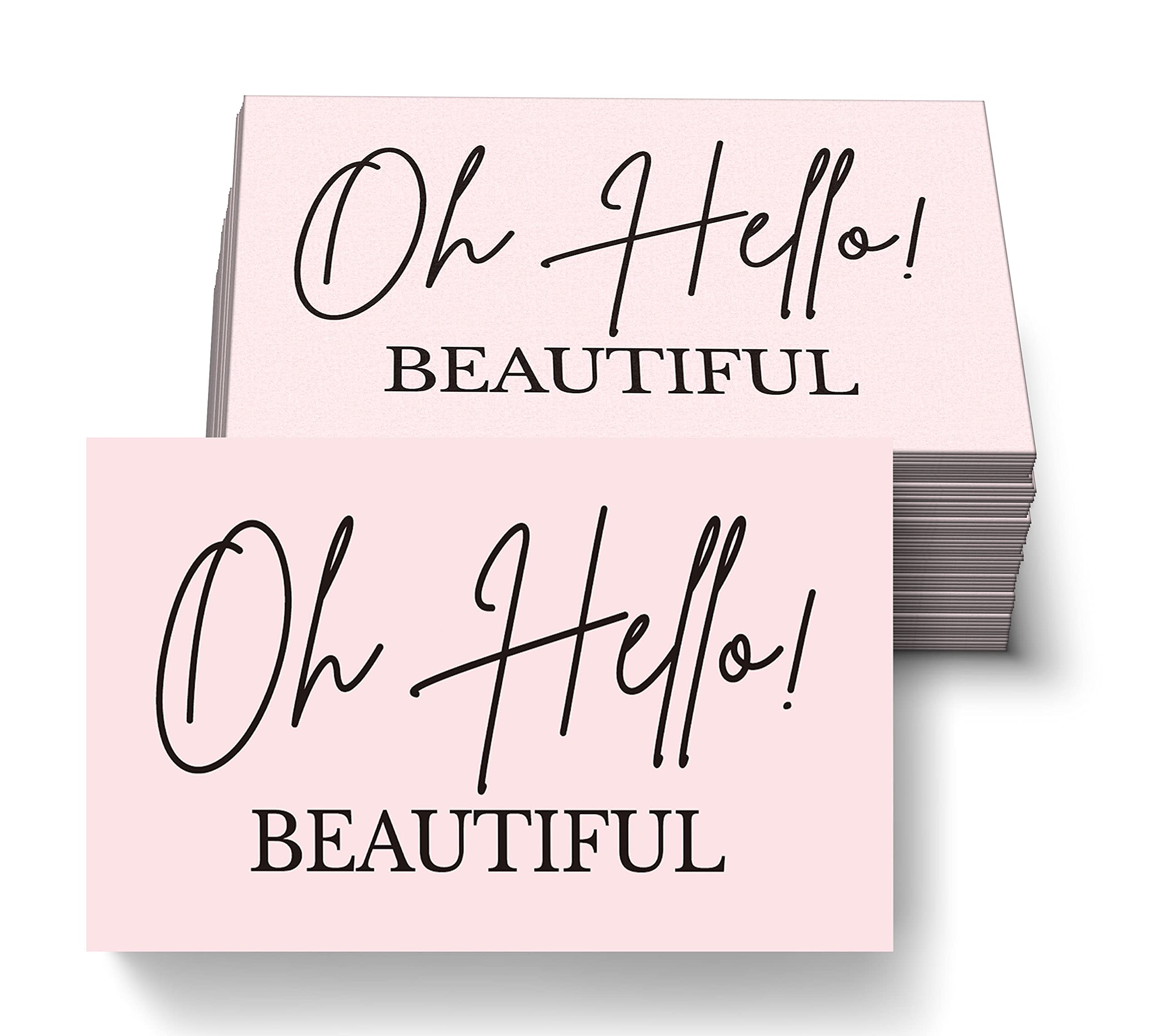 Rxbc2011 Hello Beautiful This Package Is Happy To See You Too Card Thank You For Your Order Cards Pack Of 100