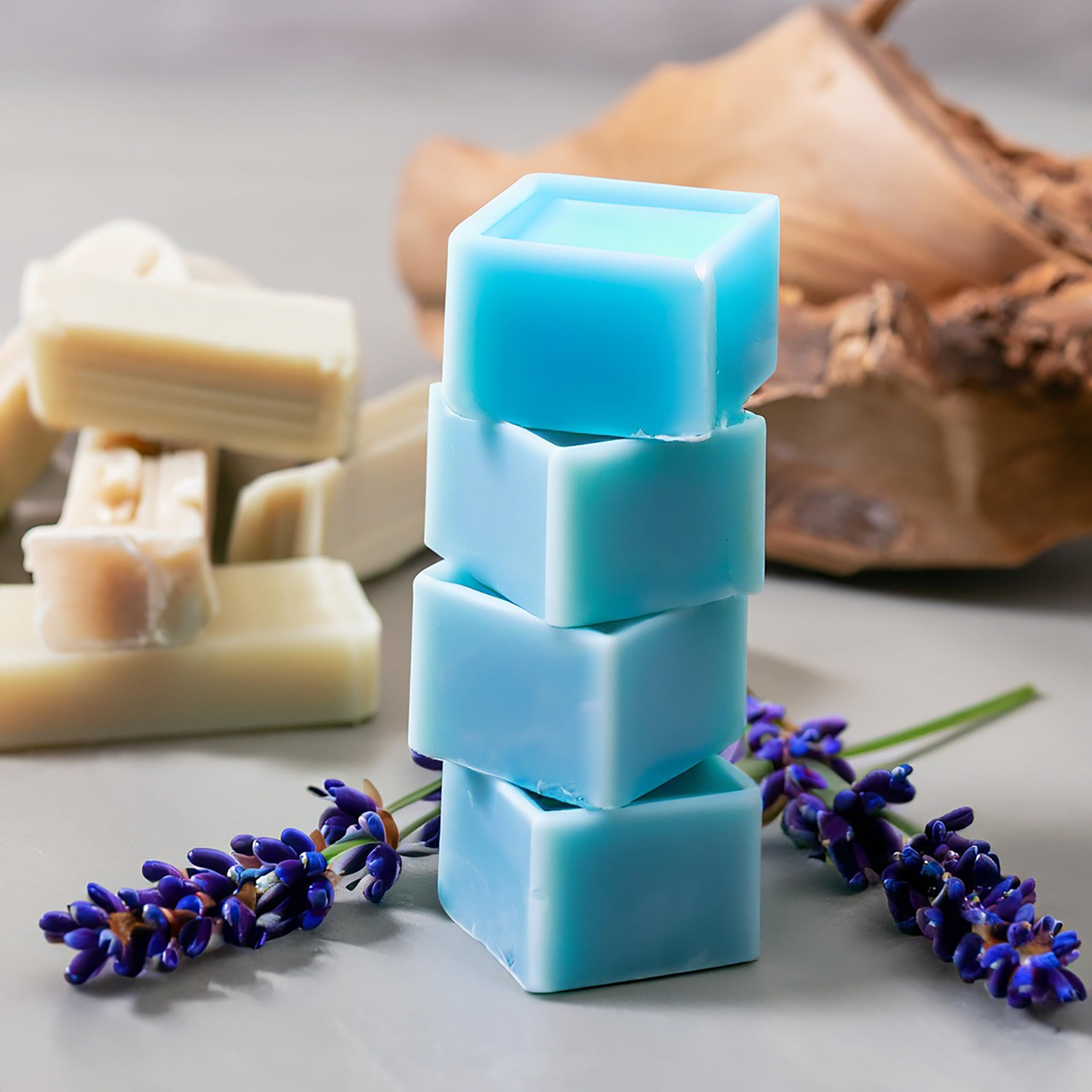 Candlecopia Man Cave Strongly Scented Hand Poured Vegan Wax Melts, 12 Scented Wax Cubes, 6.4 Ounces In 2 X 6-Packs