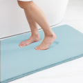 Smiry Memory Foam Bath Mat 36 x 24, Extra Soft Absorbent Bathroom Rugs Non Slip Bath Rug Runner for Shower Bathroom Floors, Sky 