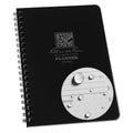 Rite In The Rain All-Weather Weekly Planner, Undated, Side-Spiral 4-5/8' X 7' (No. P52),Black