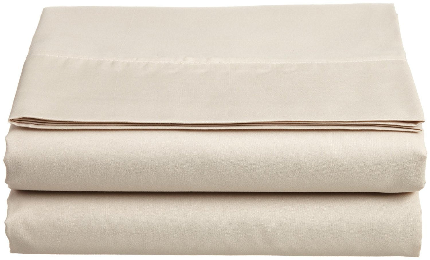 Luxury Flat Sheet On Amazon Elegant Comfort Wrinkle-Free 1500 Thread Count Egyptian Quality 1-Piece Flat Sheet, Twin/Twin Xl Size, Cream