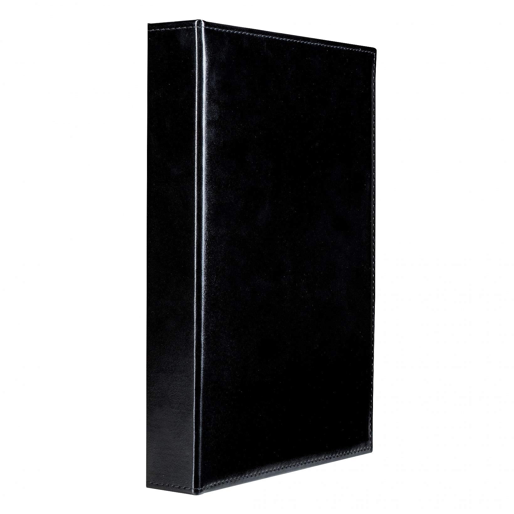 Lighthouse - Currency Album With 100 Integrated Sheets To Store And Display 300 Banknotes (9 1/2' X 13' X 2') - Black