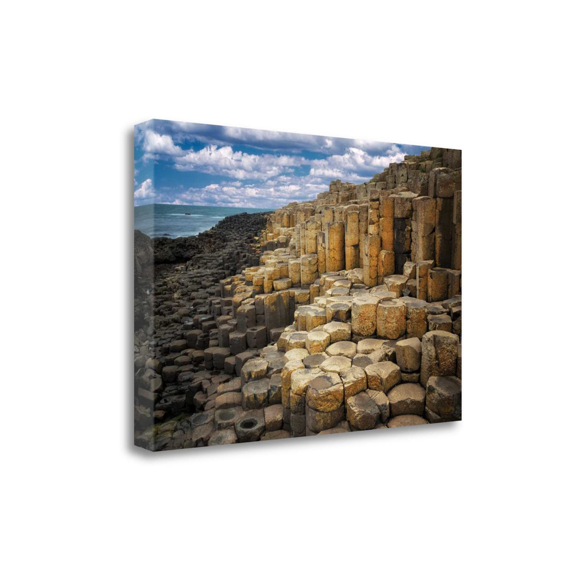 34' Rocks by the Ocean Landscape Gallery Wrap Canvas Wall Art