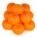HAKSEN 12 PCS Fake Oranges, Artificial Fruits for Decoration Lifelike Fake Fruit Faux Oranges for Home Kitchen Cabinet Decor Pho