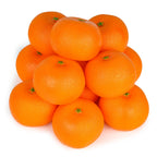 HAKSEN 12 PCS Fake Oranges, Artificial Fruits for Decoration Lifelike Fake Fruit Faux Oranges for Home Kitchen Cabinet Decor Pho