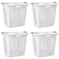 Sterilite Ultra Easy Carry Laundry Hamper, Comfort Handles to Easily Carry Clothes Between the Bedroom and Laundry Room, Plastic