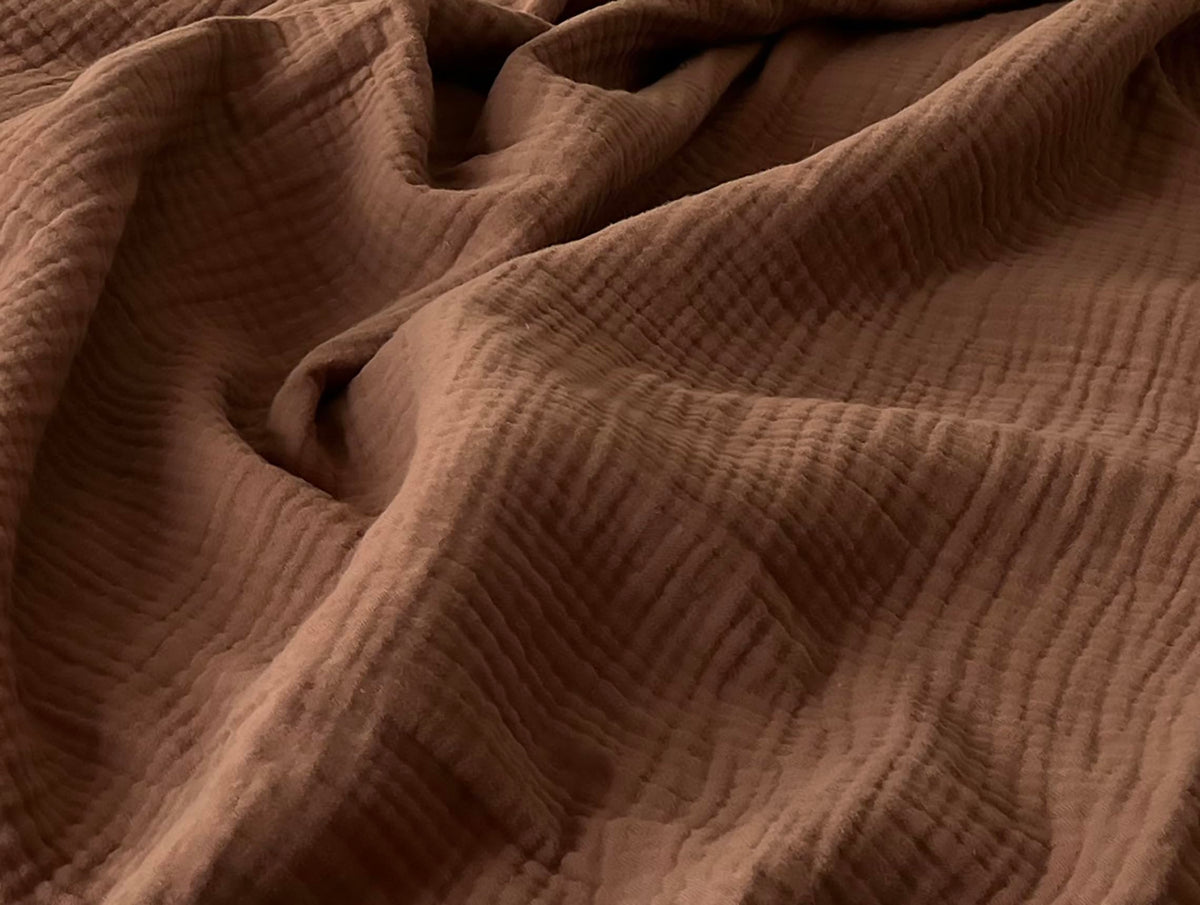 Kyrahome 100% Organic Cotton 55''X60''Muslin Throw Blanket For Couch Adult, Lightweight Breathable Gauze Blankets, Pre-Washed Pl