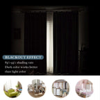 Pony Dance Blackout Curtain Panels - Red Drapes Christmas Home Decoration Modern Elegant Back Tab Rod Pocket Curtains Room Darke