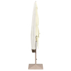 Amazon Basics Outdoor Patio Umbrella Cover, Beige/White, 7' X 23' X 76'