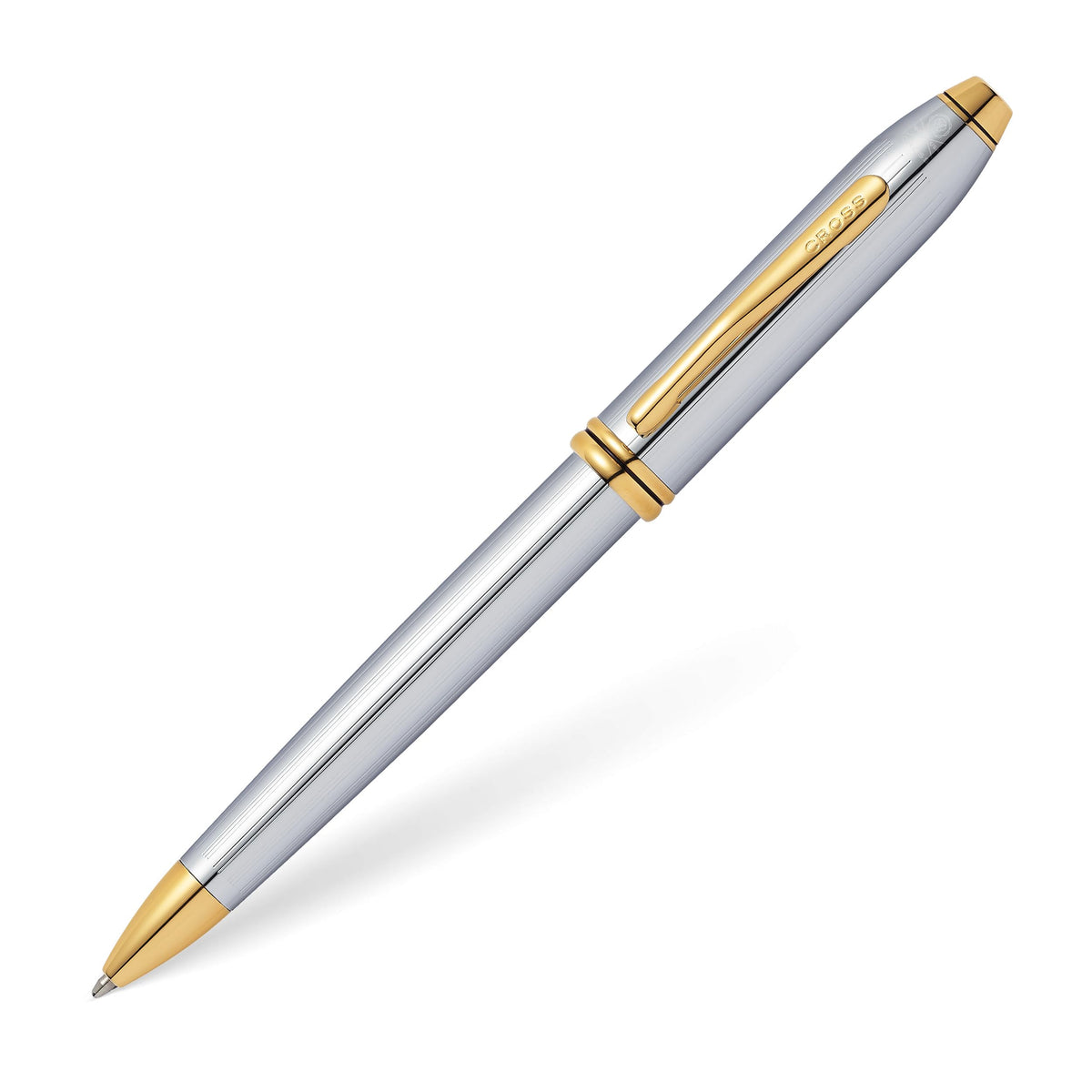 Cross Townsend Medalist Refillable Ballpoint Pen, Medium Ballpen, 23 Carat Gold-Plated Appointments, Includes Luxury Gift Box