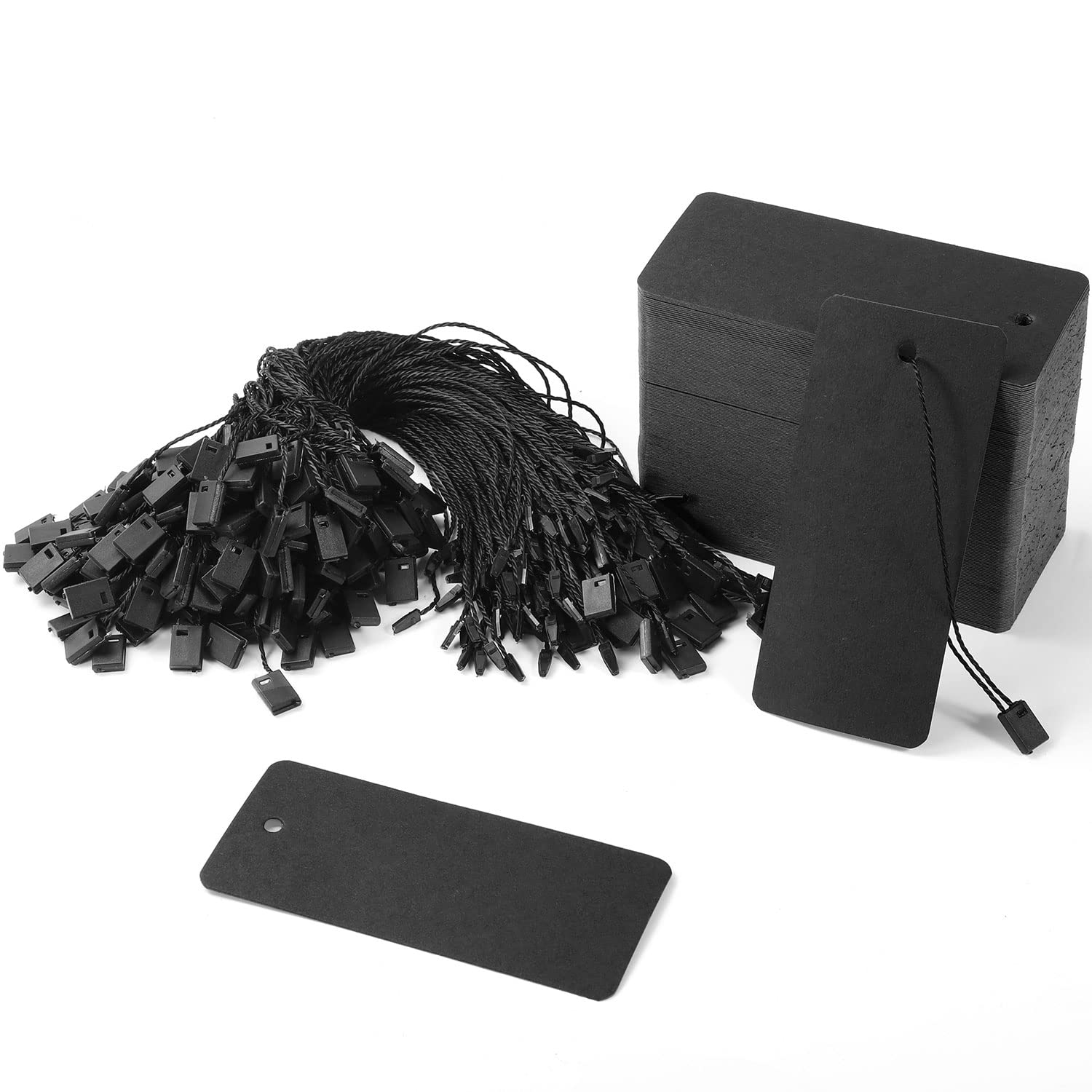 200 Set Clothing Tags Large Price Tags With String Gift Tags 3.5X1.6 Kraft Paper Hang Tags For Clothes Arts And Crafts Display(B