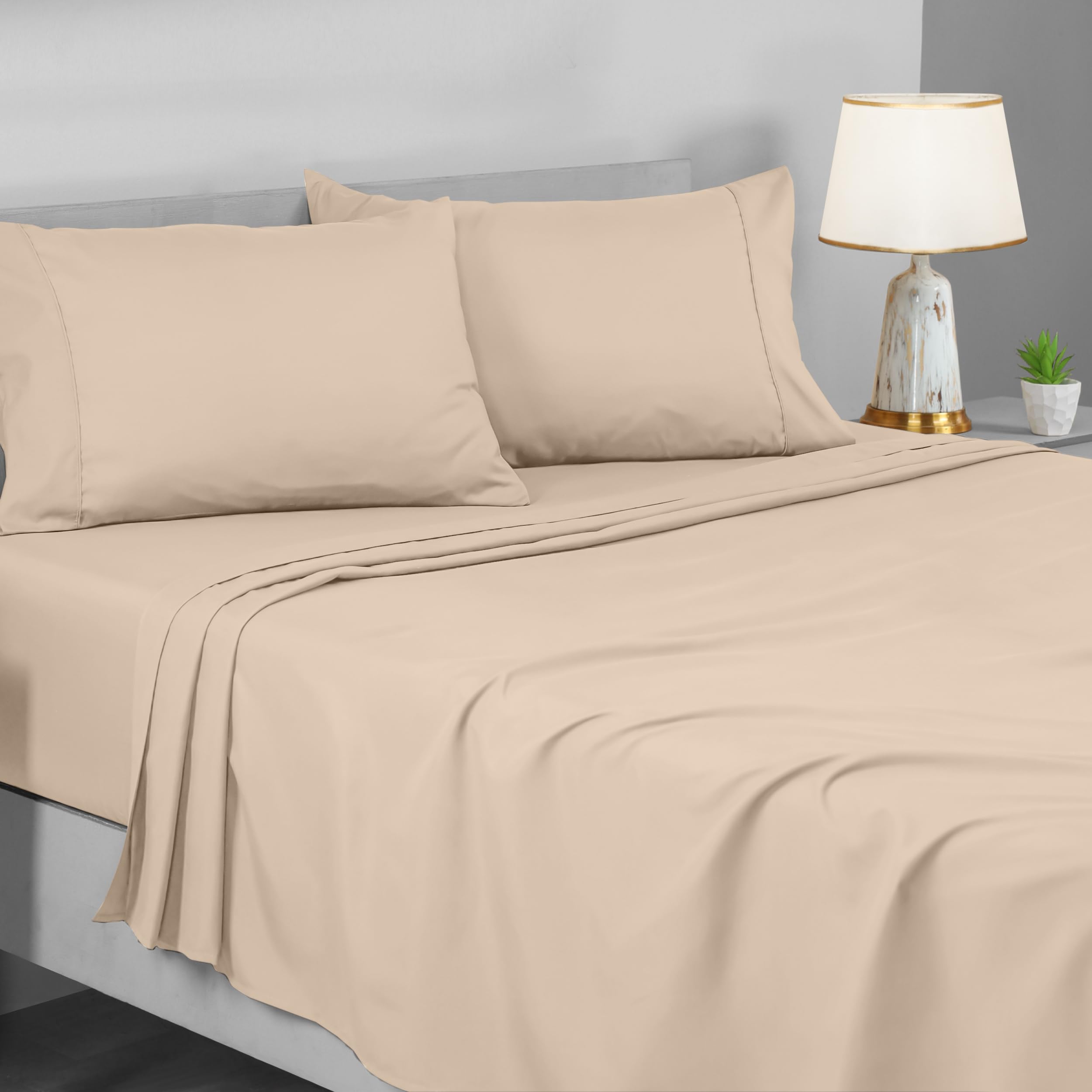 Utopia Bedding Full Sheet Set - Brushed Microfiber - Soft Bed Sheets For Full Size Bed - Luxury Bedding Sheets With Fitted Sheet