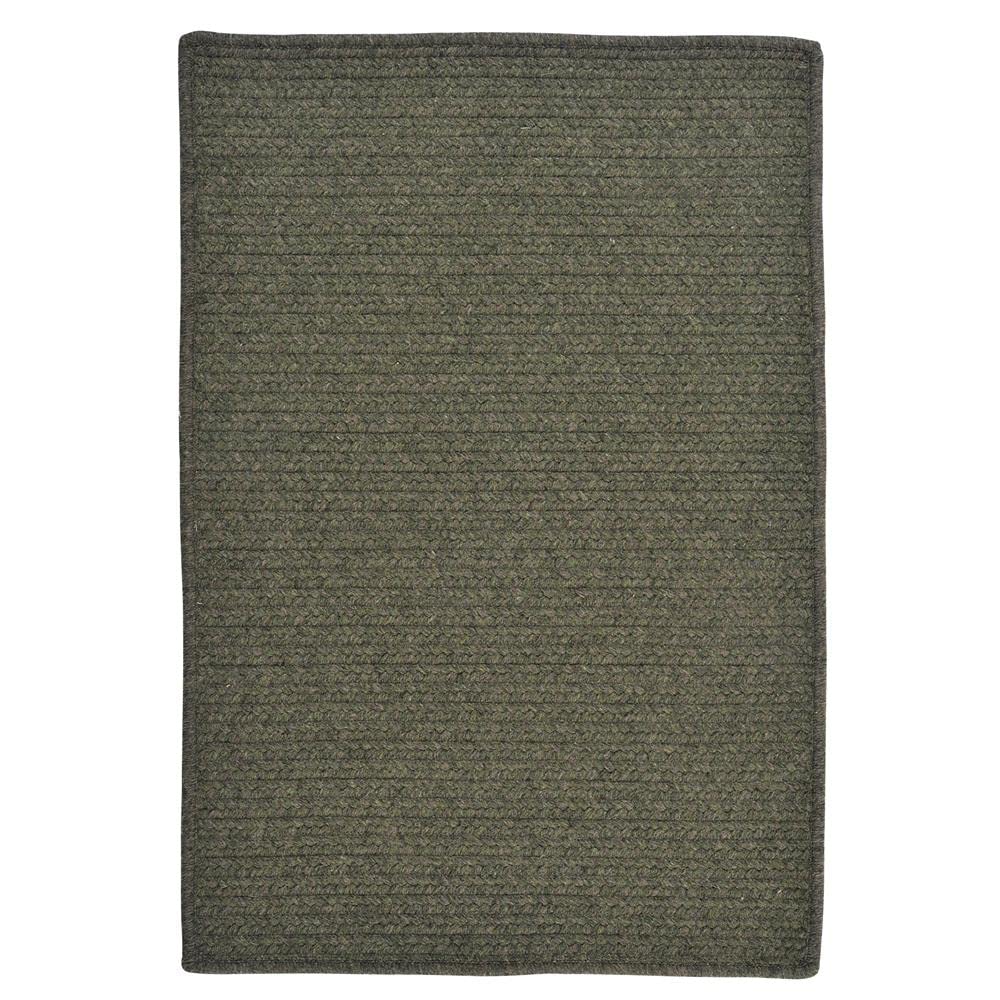 Courtyard Rectangle Area Rug, 3 By 5-Feet, Olive