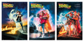 Back To The Future Parts I, II & III - Movie Poster Set (Regular Styles - Sans Credits) (Size: 24 x 36 each)