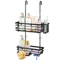 HapiRm Hanging Shower Caddy  For Renters & Small Bathrooms, Fits Shower Curtain Rods, No Drilling, 2 Rustproof 304 Shelves, 4 H