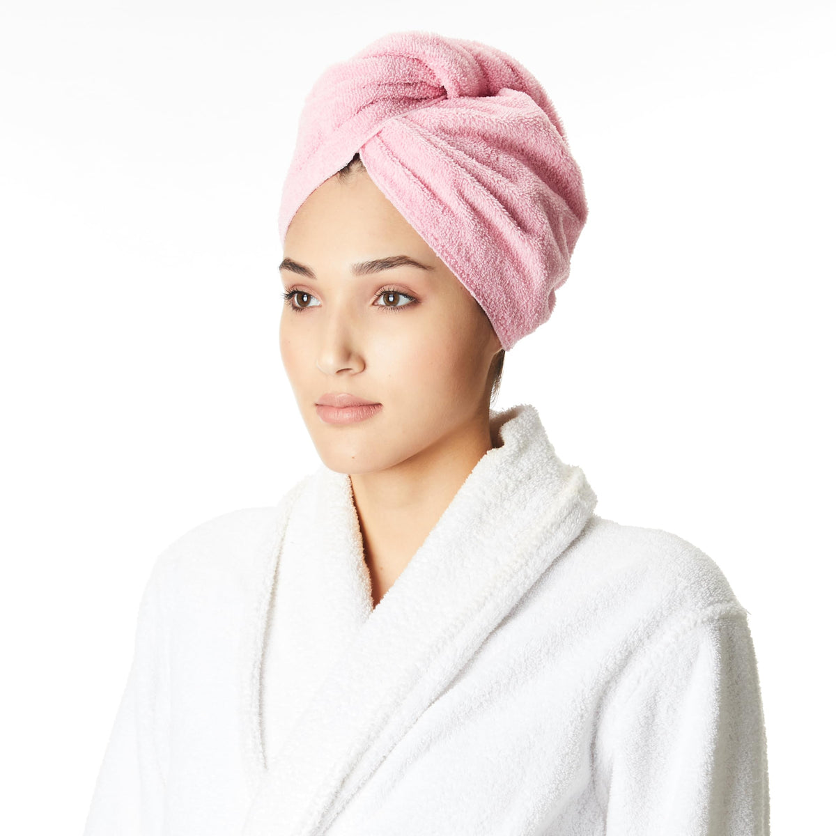Amazon Brand  Solimo  Cotton Bath Headwrap | Microfiber | Fade Resistant | Pink
