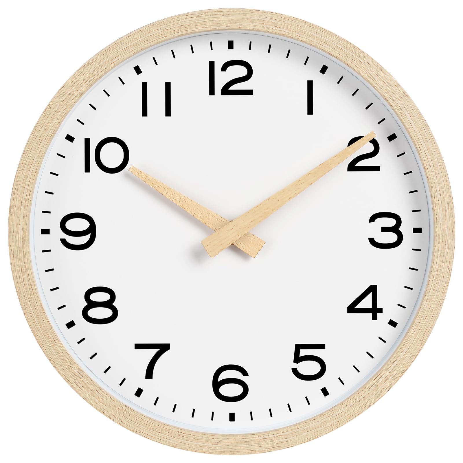 AKCISOT Wall Clock,Boho Kitchen 10 Inch Wall Clocks Battery Operated Non Ticking,Silent Modern Clock Decorative for Bedroom,Offi