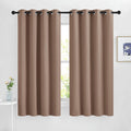 Nicetown Blackout Curtains For Bedroom, Grommet Top Room Darkening Thermal Insulated Solid Window Treatments For Bedroom/Kids Ro