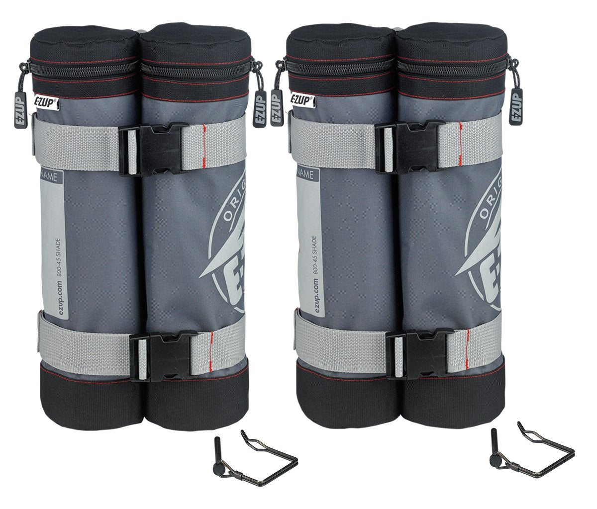 E-Z Up Fillable Deluxe Weight Bag Set Of 2, Holds Up To 45 Lbs. Each