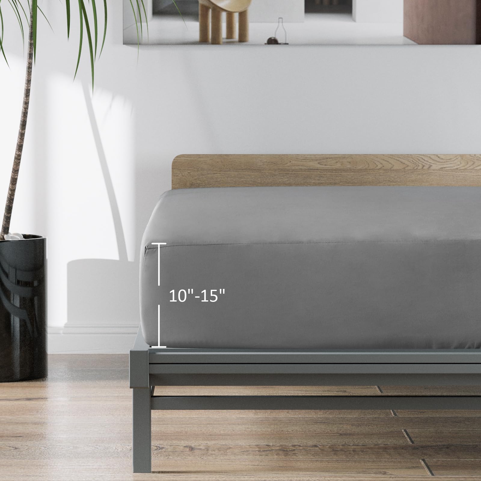 Twin Fitted Sheets 2 Pack Only, Mattress Up To 15 Inches Deep Pocket, Ultra Soft And Breathable Twin Bed Sheets, Long Lasting Si