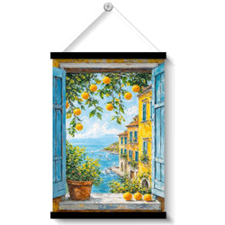 Tinywalk Framed Wall Art Painting For Living Room, Bedroom & Office | Home Wall DCor | 12 X 18 Inches | Modern Art Painting For 