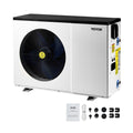 VEVOR Electric Pool Heat Pump, 51200 BTU, Pool Heaters for 7926-15851GAL Above and In Ground Pools, Low Noise, Heating and Cooli
