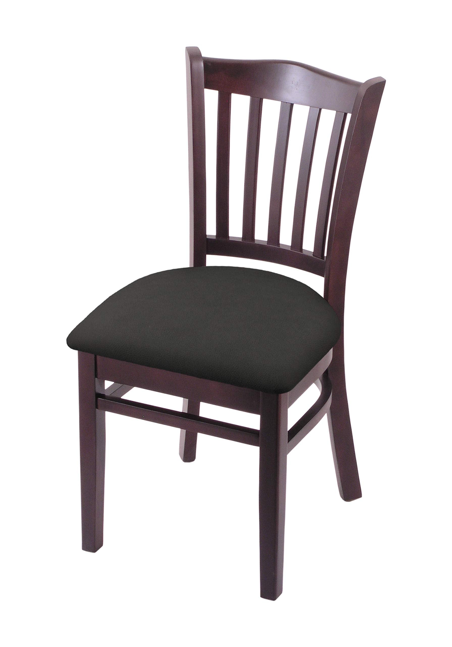 Holland Bar Stool Co. 3120 18 Chair with Dark Cherry Finish and Canter Iron Seat