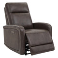 Watson & Whitely Recliner Chair, Zero Wall Reclining Sofa Chair W Power Headrest Type-C Charger, Small Faux Leather RV Recliners