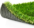 Zgr Premium Artificial Grass 10' X 14' Outdoor Rug, 1.38' Realistic Thick Turf For Garden, Yard, Fake Lawn, Dogs Synthetic Grass Mat, Non-Toxic, Rubber Backed With Drainage Holes, Customized Sizes