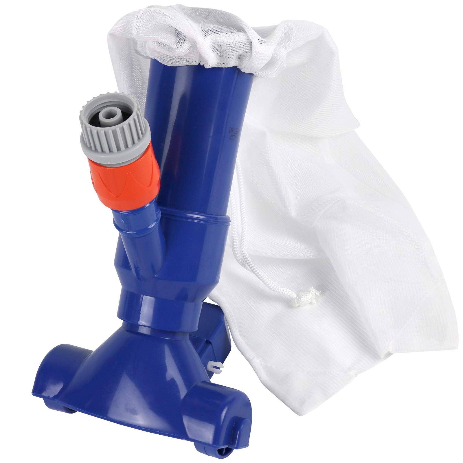 Greenco Portable Pool Vacuum Jet Cleaner W/ Brush And Detachable 5 Section Pole With A Filter Bag Ideal For Above Ground And Inf