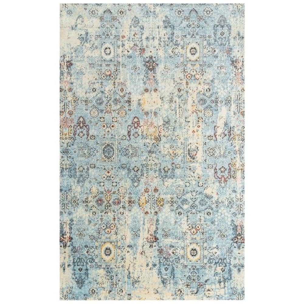 Rizzy Home Alora Decor Infinity 5' X 8' Classical Blue/Beige/Ivory Hybrid Area Rug