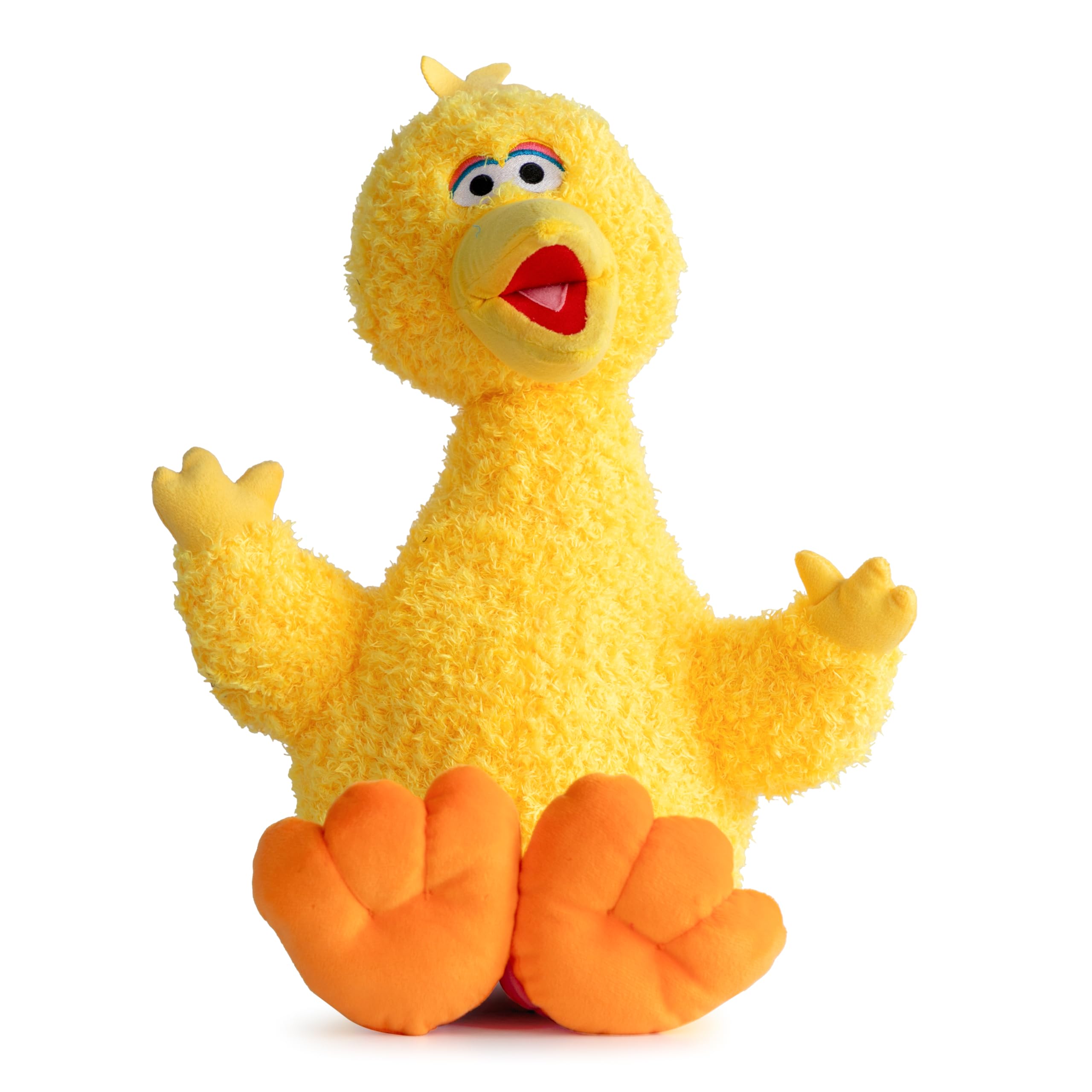 Weighted Sesame Street Big Bird Fuzzy Plush Pillow Buddy - 2.5 Lbs Super Soft Stuffed Pillow - 22 Inches