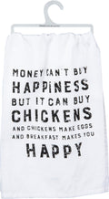 Primitives by Kathy Money Cant Buy Happiness But It Can Buy Chickens and Chickens Make Eggs and Breakfast Makes You Happy Decor