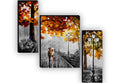 Saf Paintings Set Of 3 Couple Modern Art Uv Textured Paintings For Living Room With Frame Painting 12 Inch X 18 Inch SafJm9180