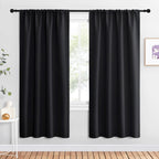 NICETOWN Halloween Living Room Blackout Shades - All Season Rod Pocket Thermal Insulated Solid Blackout Curtains/Drapes for Livi