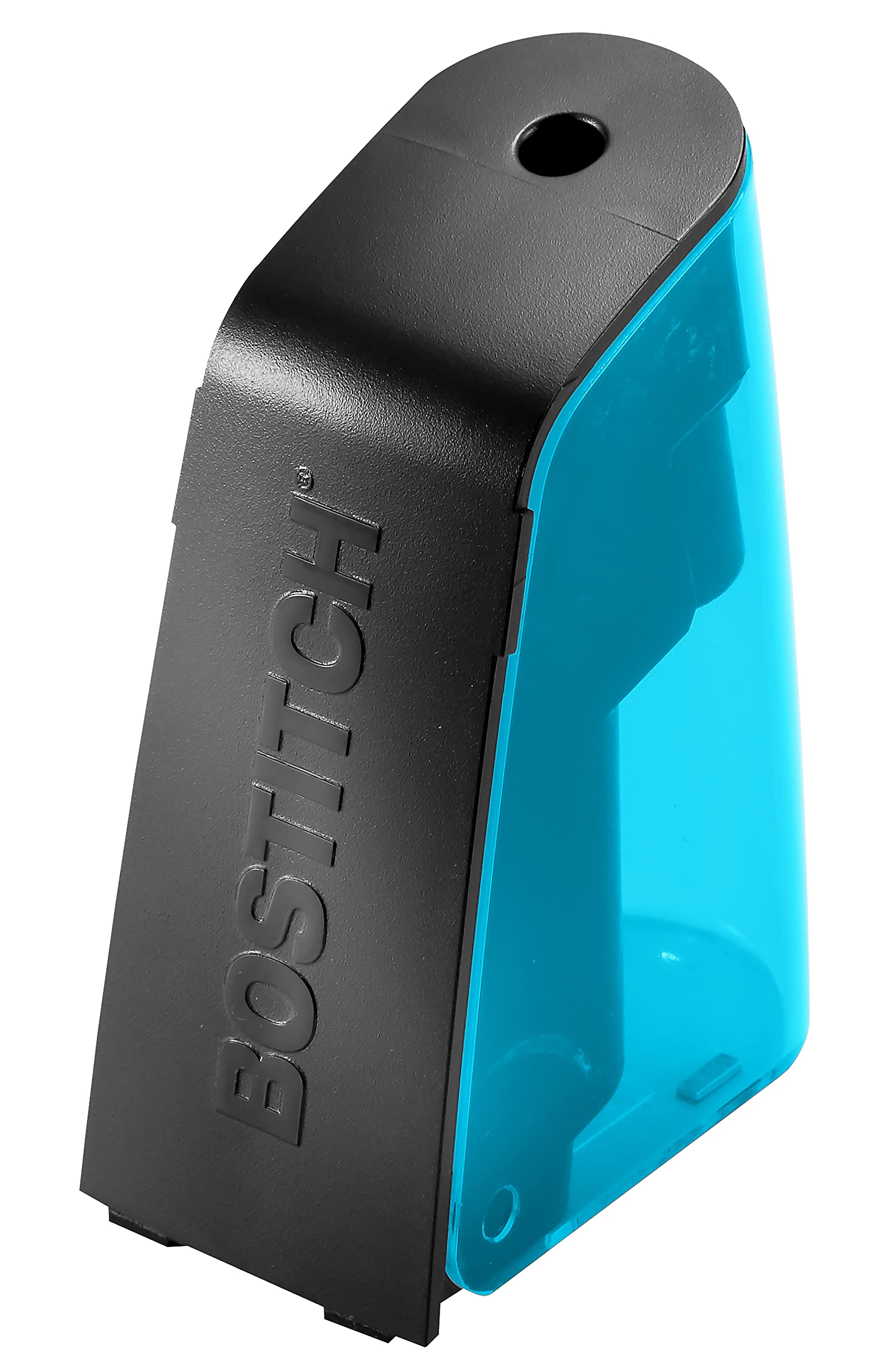 Bostitch Office Battery Pencil Sharpener, Hinged Tray, Colored Pencil Compatible, Black (Bps2-Black) (Bps2-Blue)