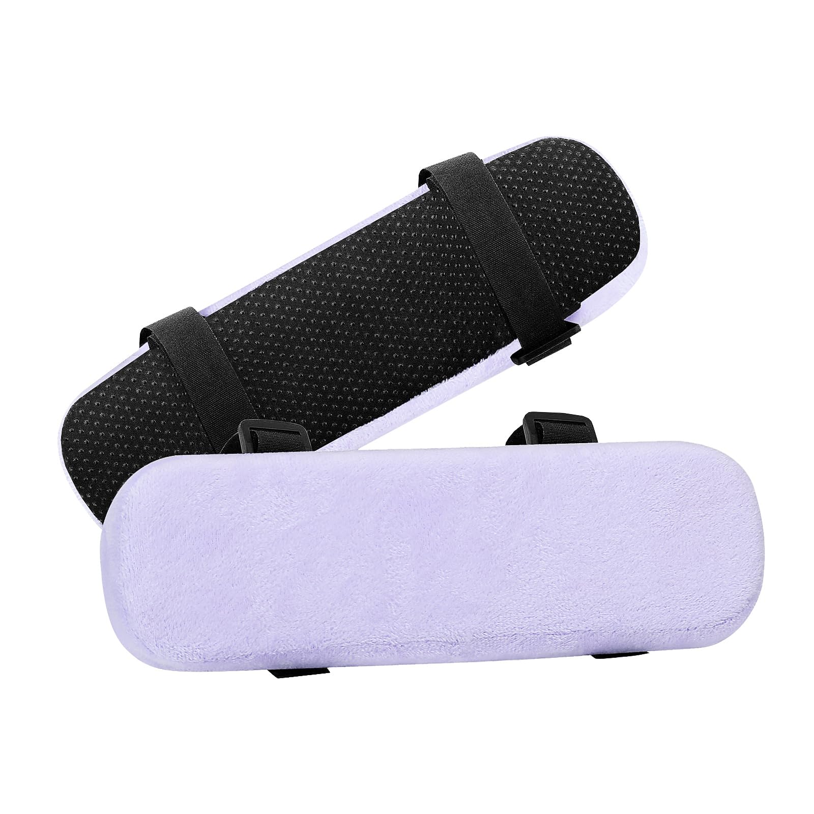 Mosiso Chair Armrest Pads (2 Pack), Memory Foam Home/Office Chair Arm Rest Covers Comfy Computer Gaming Elbow Cushion Removable