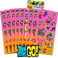 Teen Titans Go Stickers Party Supplies Pack ~ Over 120 Teen Titans Go Stickers with Separately Licensed Door Hanger (8 Teen Tita