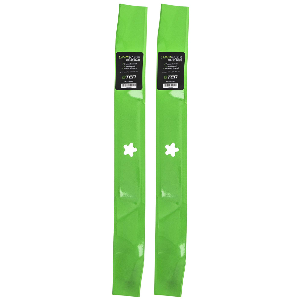8Ten Lawnrazor Mower Blade Set For Ayp Husqvarna Lt Lth 130 1542 1842 42 Inch Deck 134149 138971 138498 532134149 (Mulching)
