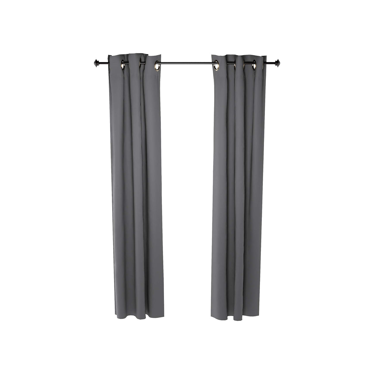 Furinno Collins Curtain 42X84 Inches Dark Grey