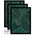 keibiubu Black 12x16 Picture Frame Set of 3, High Transparent Picture Frames for 12 x 16 Photo Poster Certificate Canvas Collage