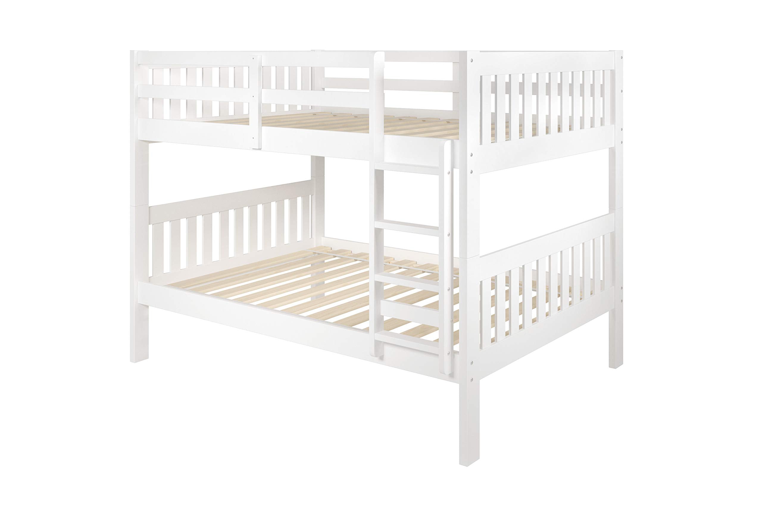 Donco Kids Austin Mission Full Over Full White Bunkbed