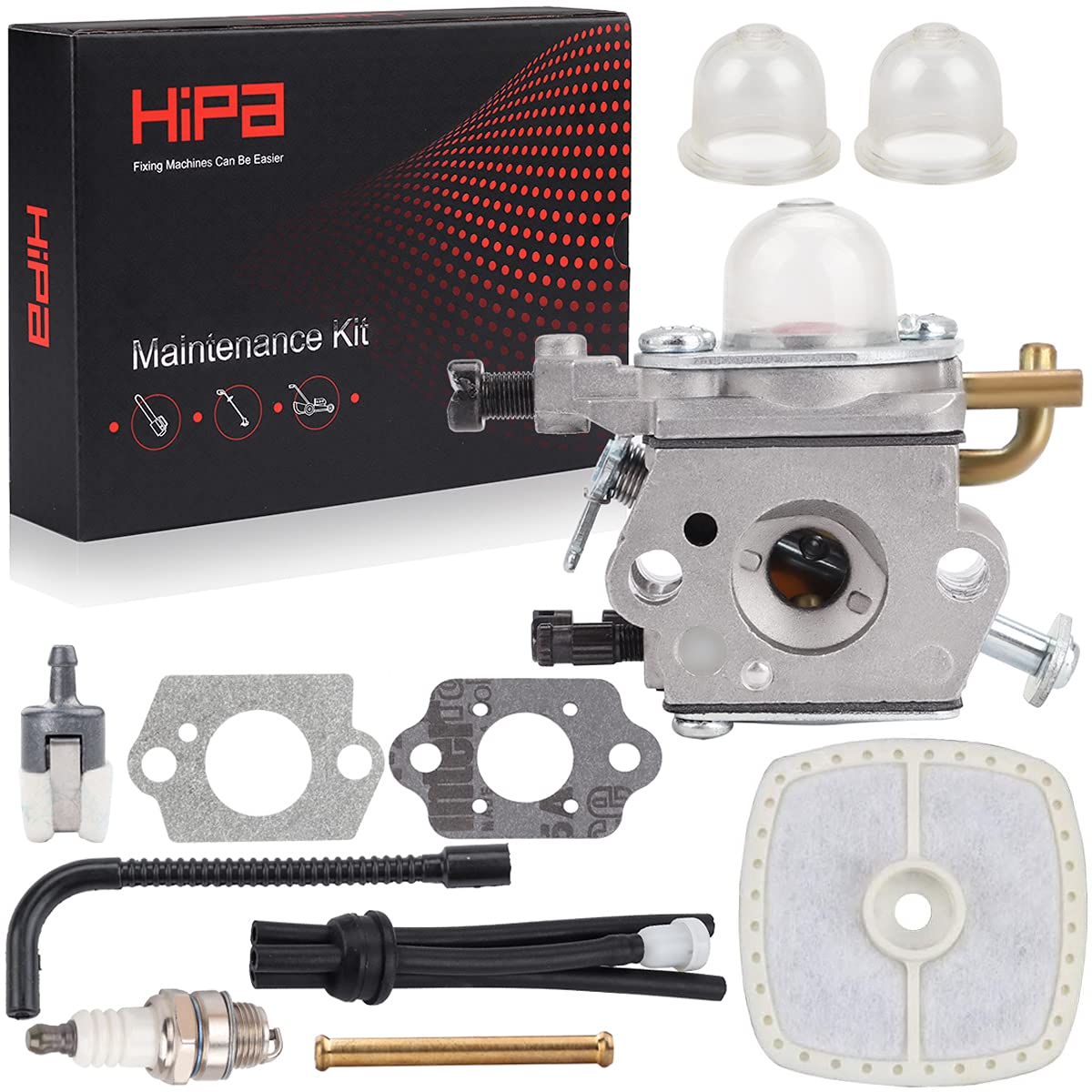 Hipa C1U-K78 Carburetor + Tune-Up Kit For Echo Blower Pb200 Pb201 Es210 Es211 Shredder