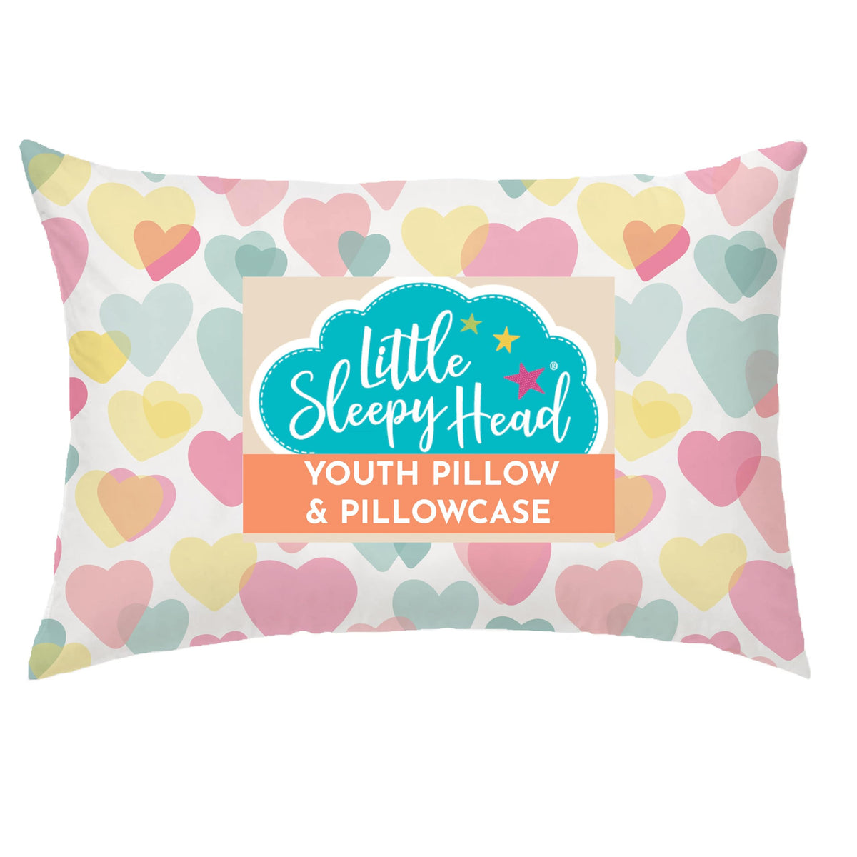 Little Sleepy Head Youth Pillow With Pillowcase 16X22, Soft Jumbo Toddler Pillow, Kids Pillow & Hypoallergenic Pillow Case - Bes