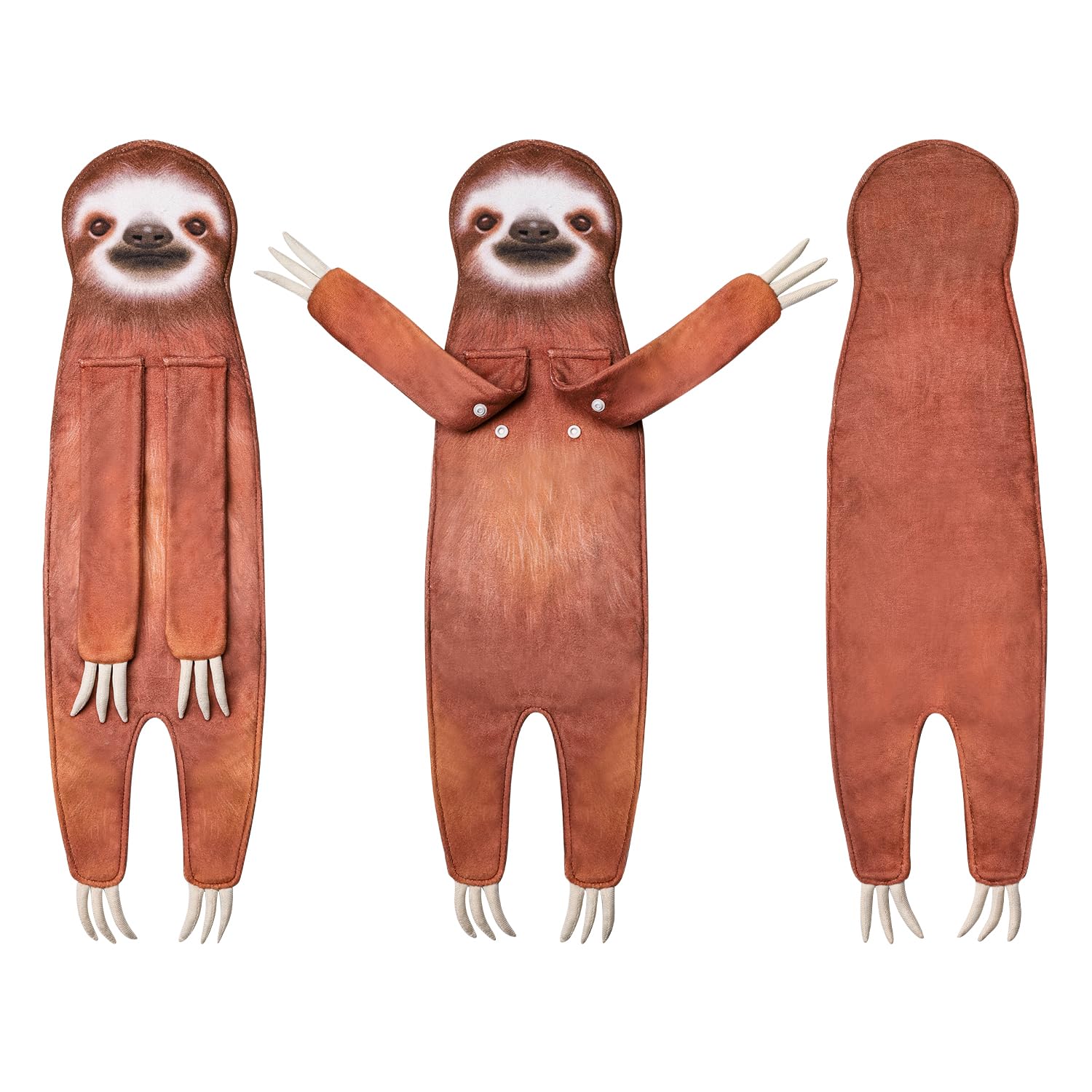 Funny Sloth Hand Towels For Bathroom Kitchen - Sloth Gifts Cute Decorative Sloth Decor Hanging Face Towels Absorbent Soft- Mothe