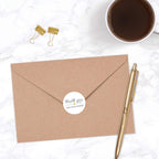 Thank You For Your Order Stickers / 500 1.5' Labels/Thank You From The Heart Business Stickers