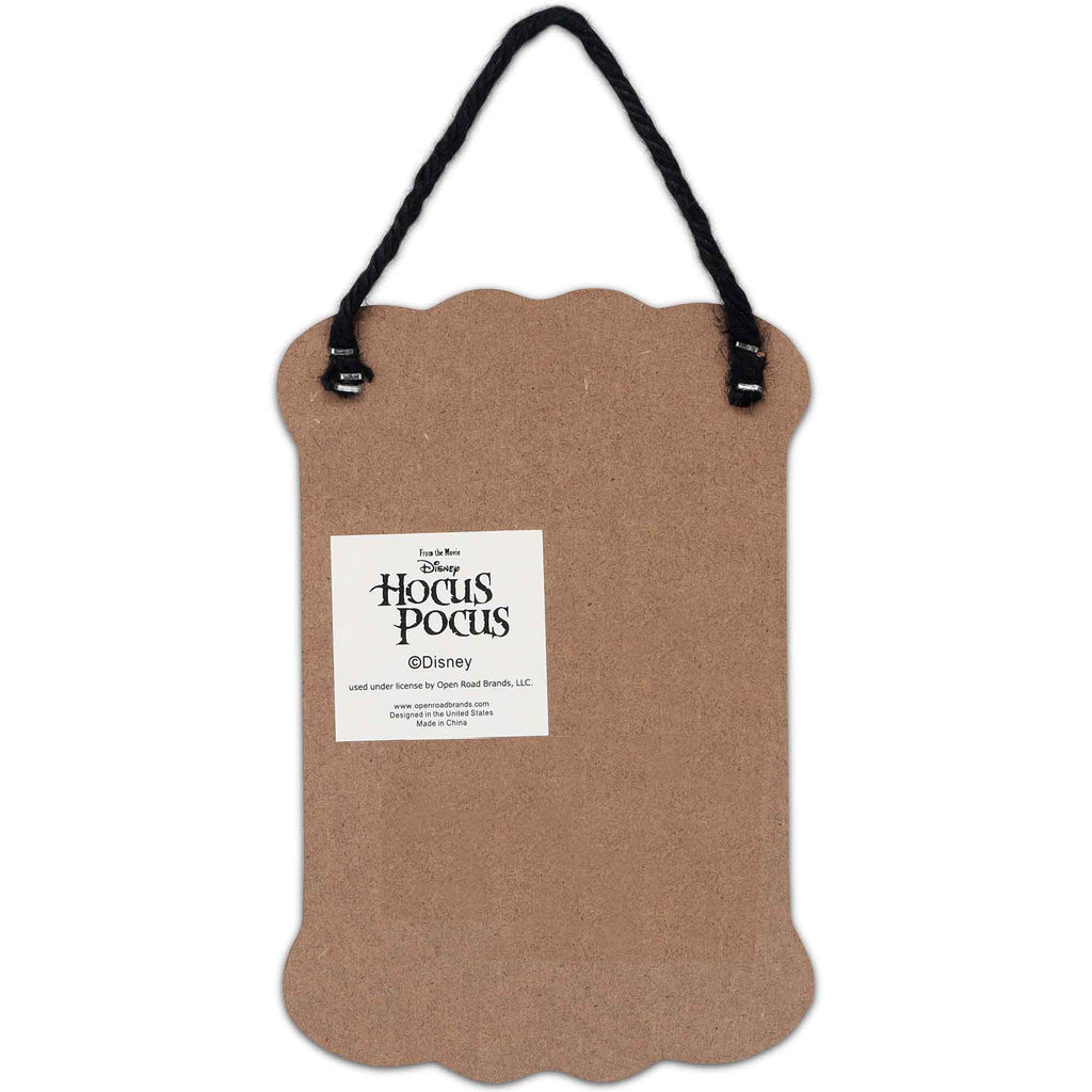 Open Road Brands Disney Hocus Pocus I Put A Spell On You Hanging Wood Wall Decor - Spooky Sanderson Sisters Sign For Halloween D