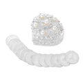 TINGKU Arras recuerdos para boda,Wedding unity ceremony Spanish silver coins,Catholic recuerdos de boda with heart shaped box,Ar