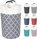 Hovix Large Laundry Basket Laundry Hamper Bag Washing Bin Clothes Bag Collapsible Tall With Handles Travel Bathroom College Esse