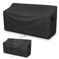 Kingling Patio Furniture Covers For 3 Piece Patio Chairs Set, Outdoor Furniture Cover Waterproof Wicker Chairs Cover - 75'L X32'W X31'H